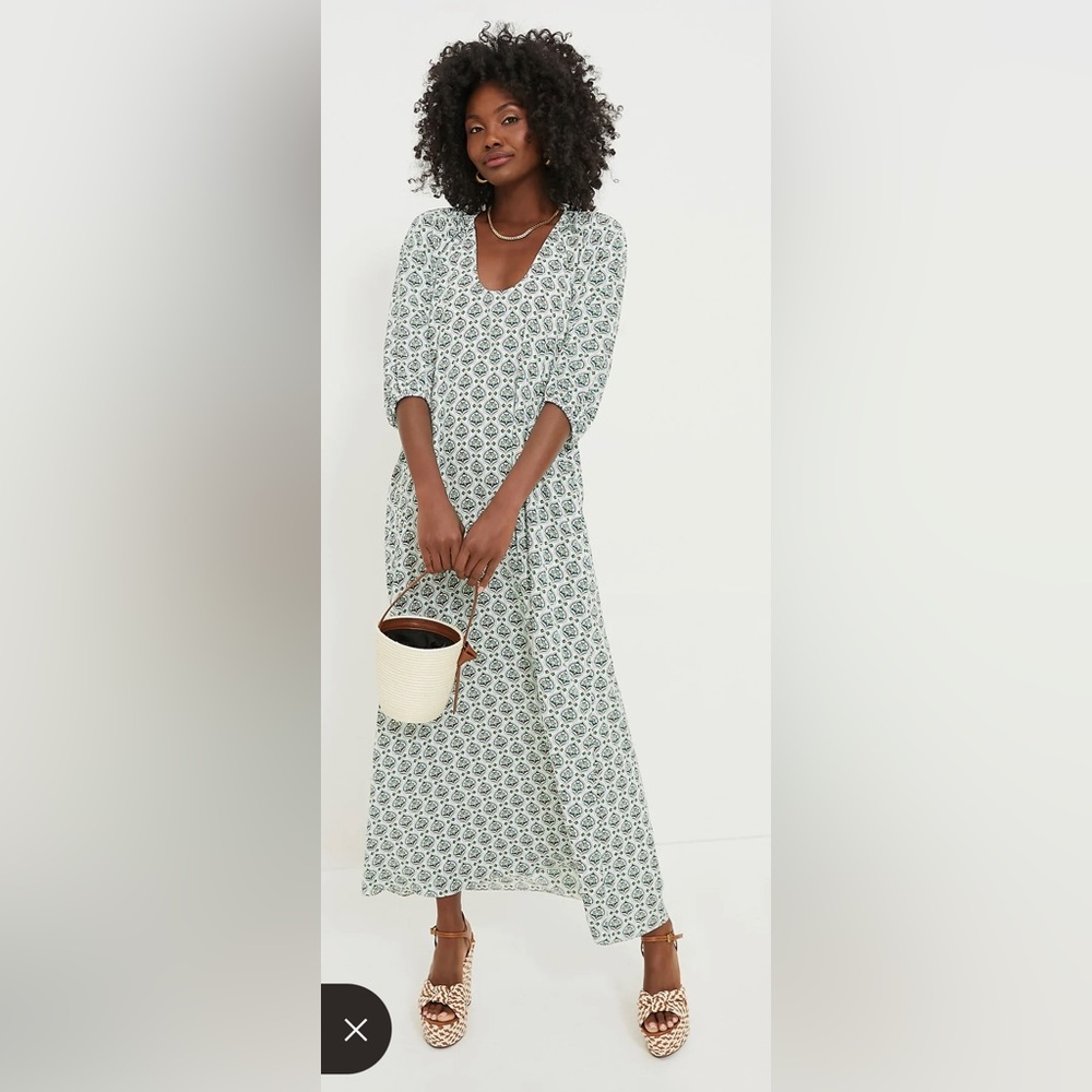 HYACINTH HOUSE

Green Leaves Laurel Maxi Dress XS NWT